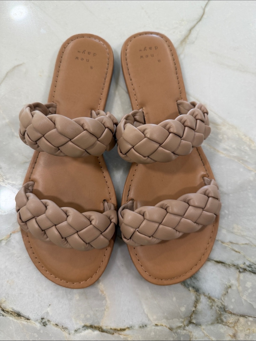a new day Braided Double-Strap Slide Sandals — Taupe - Picture 3 of 3